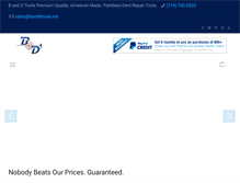 Tablet Screenshot of banddtools.net